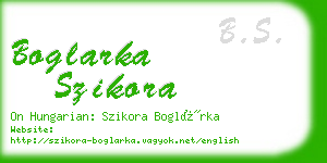 boglarka szikora business card